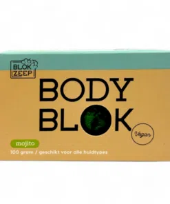 Blokzeep Body Wash Bar Mojito 100g, feste Körperseife