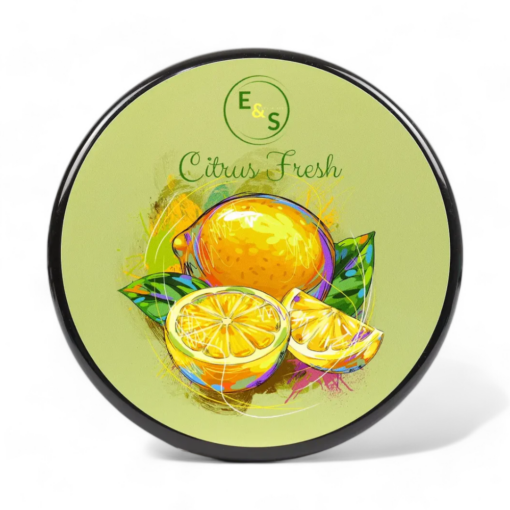 E&S Rasage Rasierseife Citrus Fresh 145g, Talgbasiert