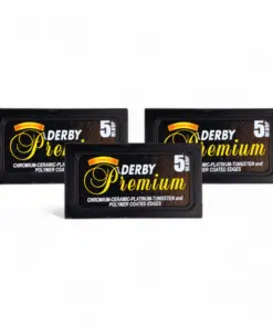 Derby Premium Black Double Edge Rasierklingen - 15 Stk.