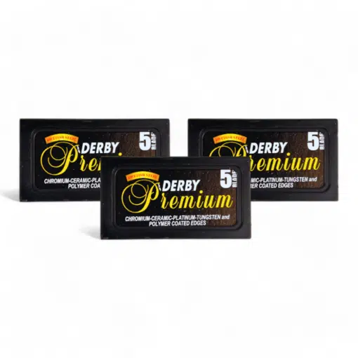 Derby Premium Black Double Edge Rasierklingen - 15 Stk.