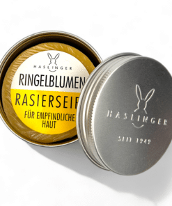 Haslinger Rasierseife Ringelblumen 60g, In der Dose