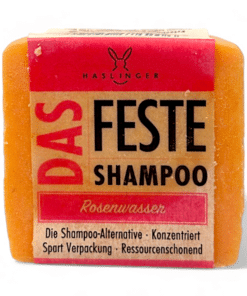 Haslinger festes Shampoo Rosenwasser 100g