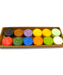 HappySoaps Mini Shampoo Bars 120g, 12x 10g