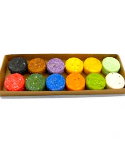 HappySoaps Mini Shampoo Bars 120g, 12x 10g