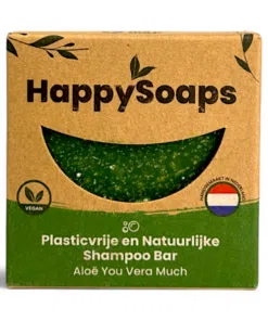 HappySoaps Shampoo Bar Aloe You Vera Much 70g, festes Shampoo