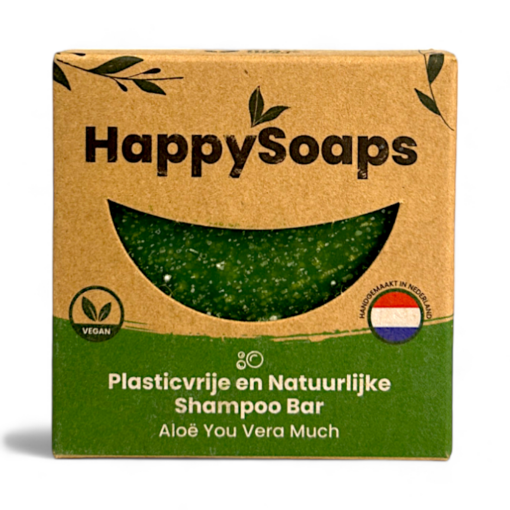 HappySoaps Shampoo Bar Aloe You Vera Much 70g, festes Shampoo