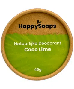 HappySoaps Natürliches Deodorant Kokosnuss und Limette 45g, festes Deo