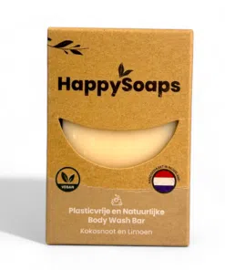 HappySoaps Body Wash Bar Kokos und Limette 100g