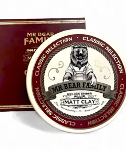 Mr. Bear Family Pomade Matt Clay Golden Ember 100g