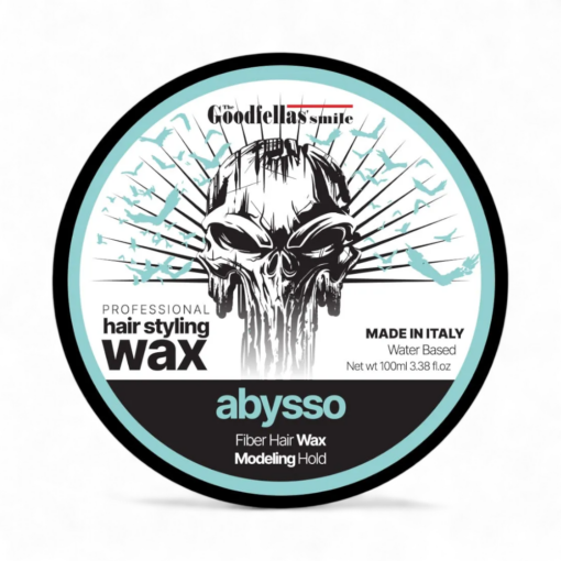 The Goodfellas' Smile Fiber Hair Wax Abysso 100ml, Modellierbarer Halt, leichter Glanz