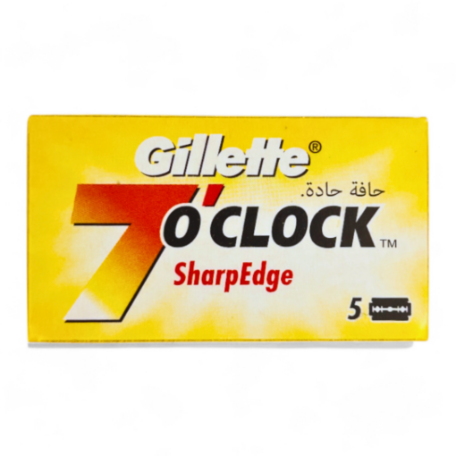 Gillette Rasierklingen 7 O'Clock Sharp Edge, Double Edge, 5.Stk.