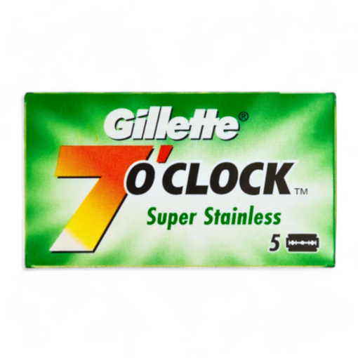 Gillette Rasierklingen 7 O'Clock Stainless Steel, Double Edge, 5 Stk.