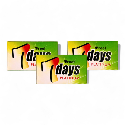 Treet Rasierklingen 7 Days Platinum Bundle Angebot, 15 Stk., Double Edge