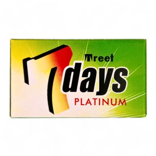 Treet Rasierklingen 7 Days Platinum, 5 Stk., Double Edge