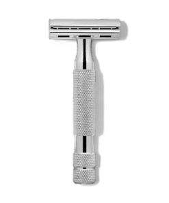 Rockwell Rasierhobel 6C White Chrome, geschlossener Kamm, Double Edge