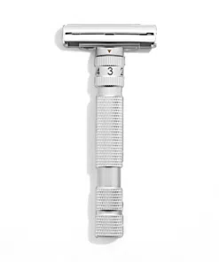 Rockwell Rasierhobel T2 Brushed Chrome, Adjustable, Geschlossener Kamm