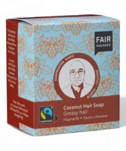 Fair Squared Shampoo Coconut Hair Soap Greasy, Festes Haarshampoo 2x 80g