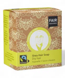 Fair Squared Shampoo Shea Hair Soap Dry Hair, Festes Shampoo 2x 80g