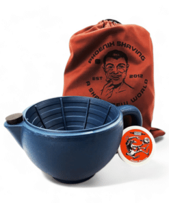 Phoenix Artisan Accoutrements The Intergalactic Indestructible Shatterproof Travel Scuttle Shaving Bowl - Set