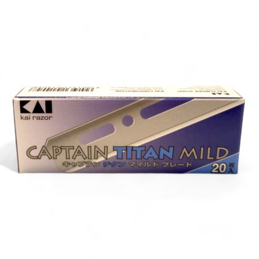 Kai Captain Titan Mild Pink Razor Blades - 20 Stk., Single Edge