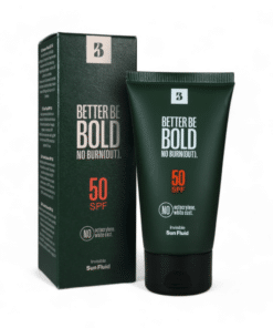 BETTER BE BOLD Invisible Sun Fluid LSF 50 50ml, starker Sonnenschutz für Glatzen