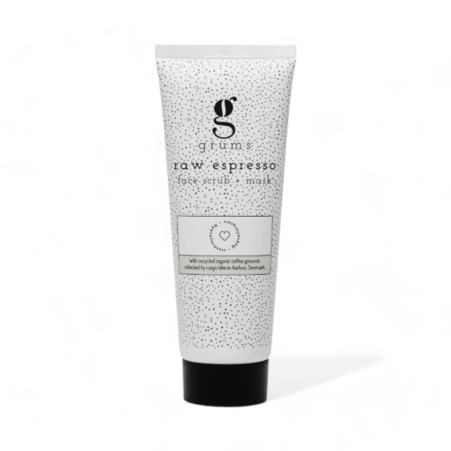 Grums Raw Espresso Gesichtspeeling + Maske 80ml, für trockene und normale Haut